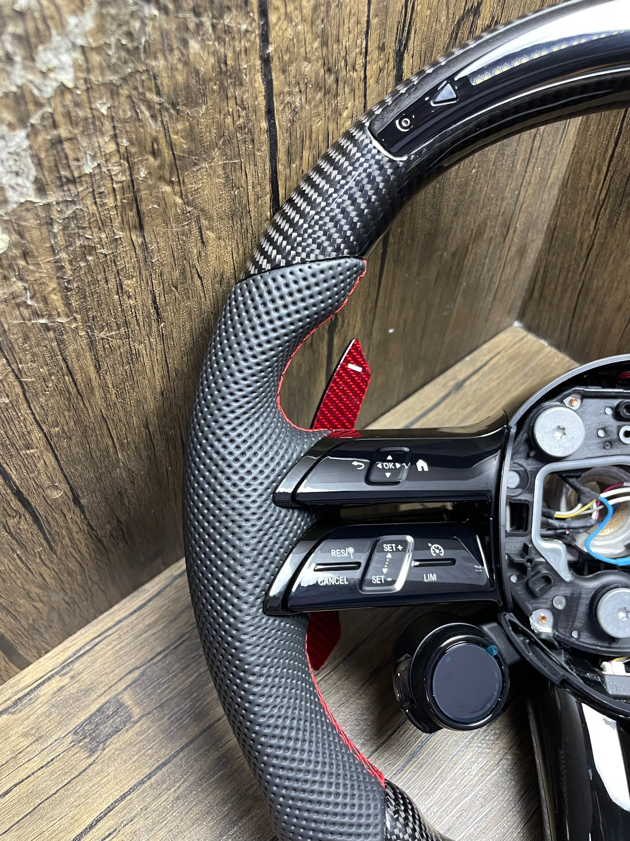 Mercedes Benz Dragonfly AMG Carbon Fiber Steering Wheel Assembly Suitable for GLC260GLB200GLE300S Class Old to New