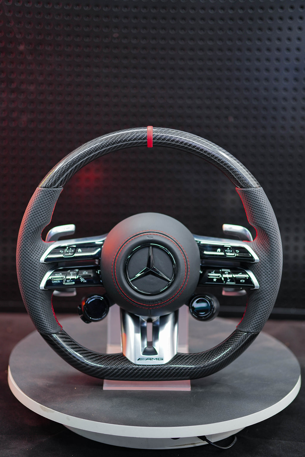 Mercedes Benz Dragonfly AMG Carbon Fiber Steering Wheel Assembly Suitable for GLC260GLB200GLE300S Class Old to New