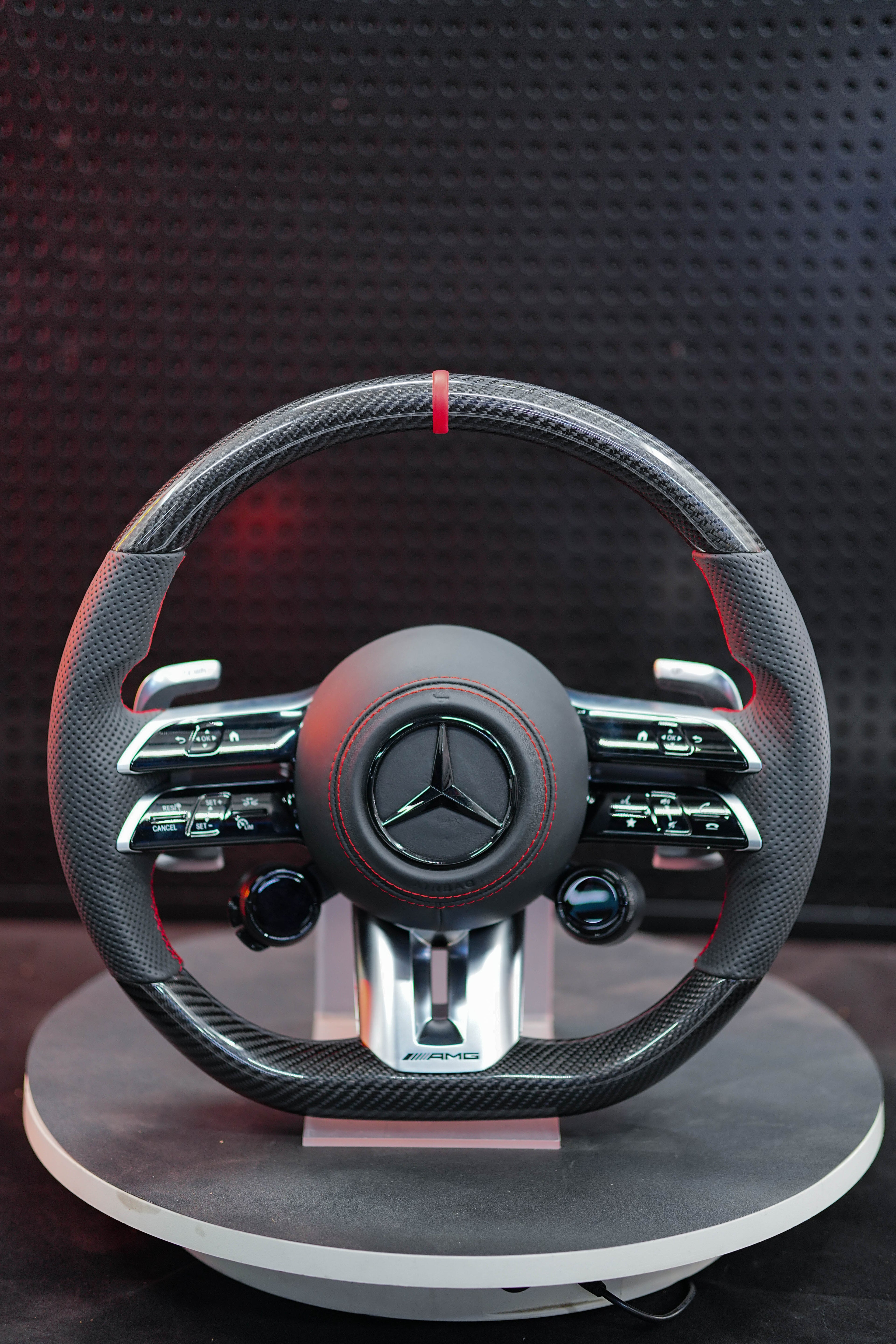 Mercedes Benz Dragonfly AMG Carbon Fiber Steering Wheel Assembly Suitable for GLC260GLB200GLE300S Class Old to New
