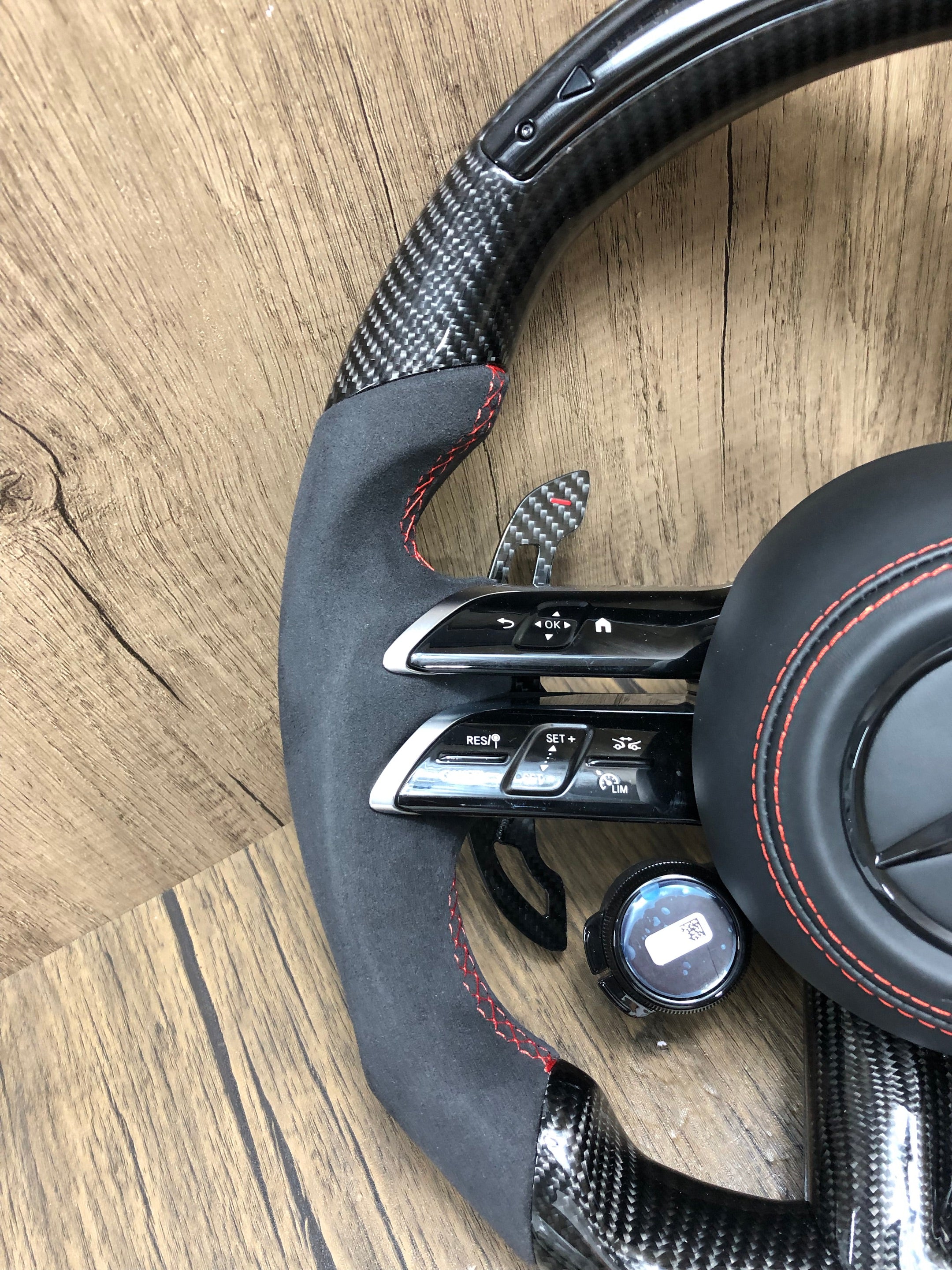 Mercedes Benz Dragonfly AMG Carbon Fiber Steering Wheel Assembly Suitable for GLC260GLB200GLE300S Class Old to New