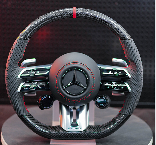 Mercedes Benz Dragonfly AMG Carbon Fiber Steering Wheel Assembly Suitable for GLC260GLB200GLE300S Class Old to New